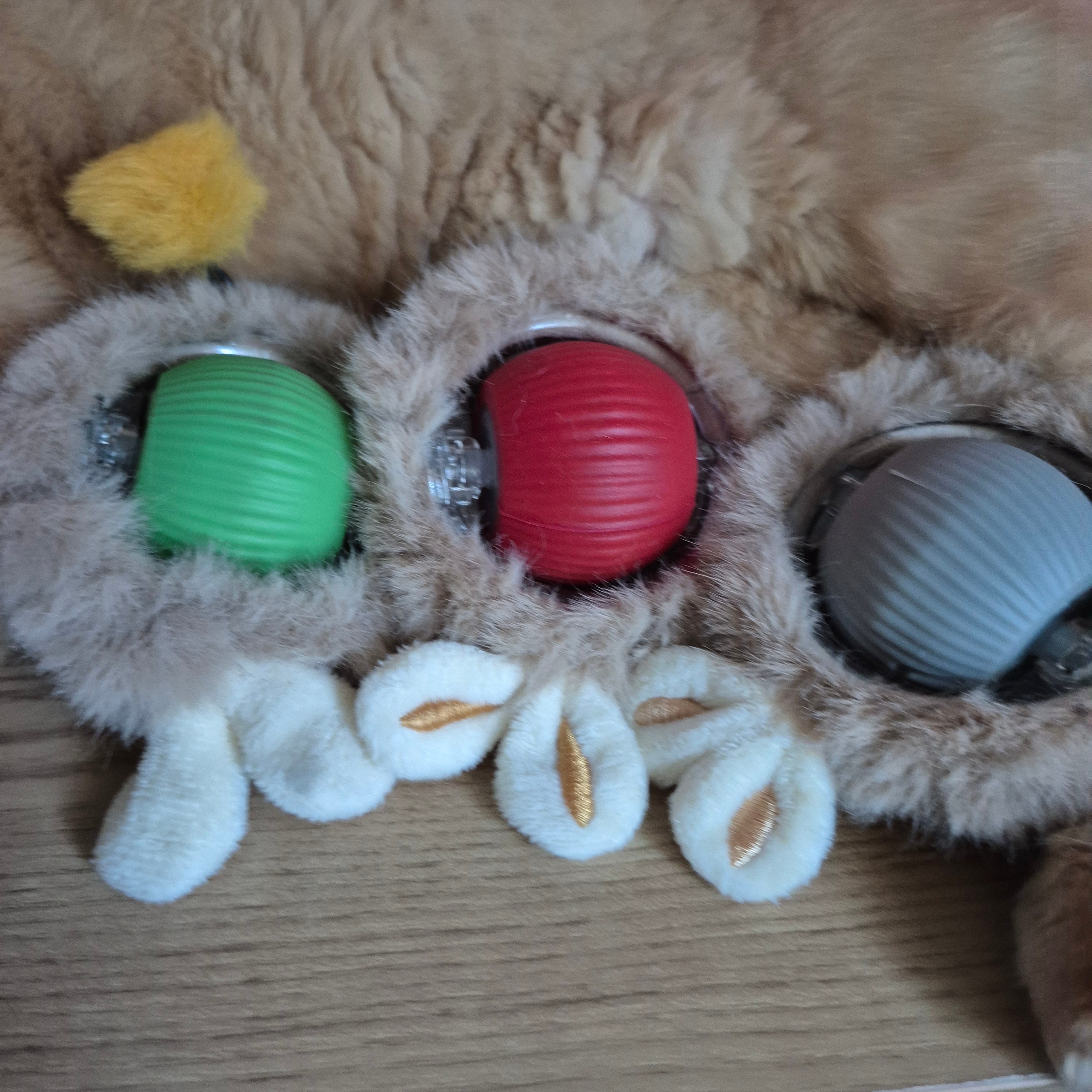 2025 Smart Cat Ball - Self-Rolling Interactive Toy with LED Lights